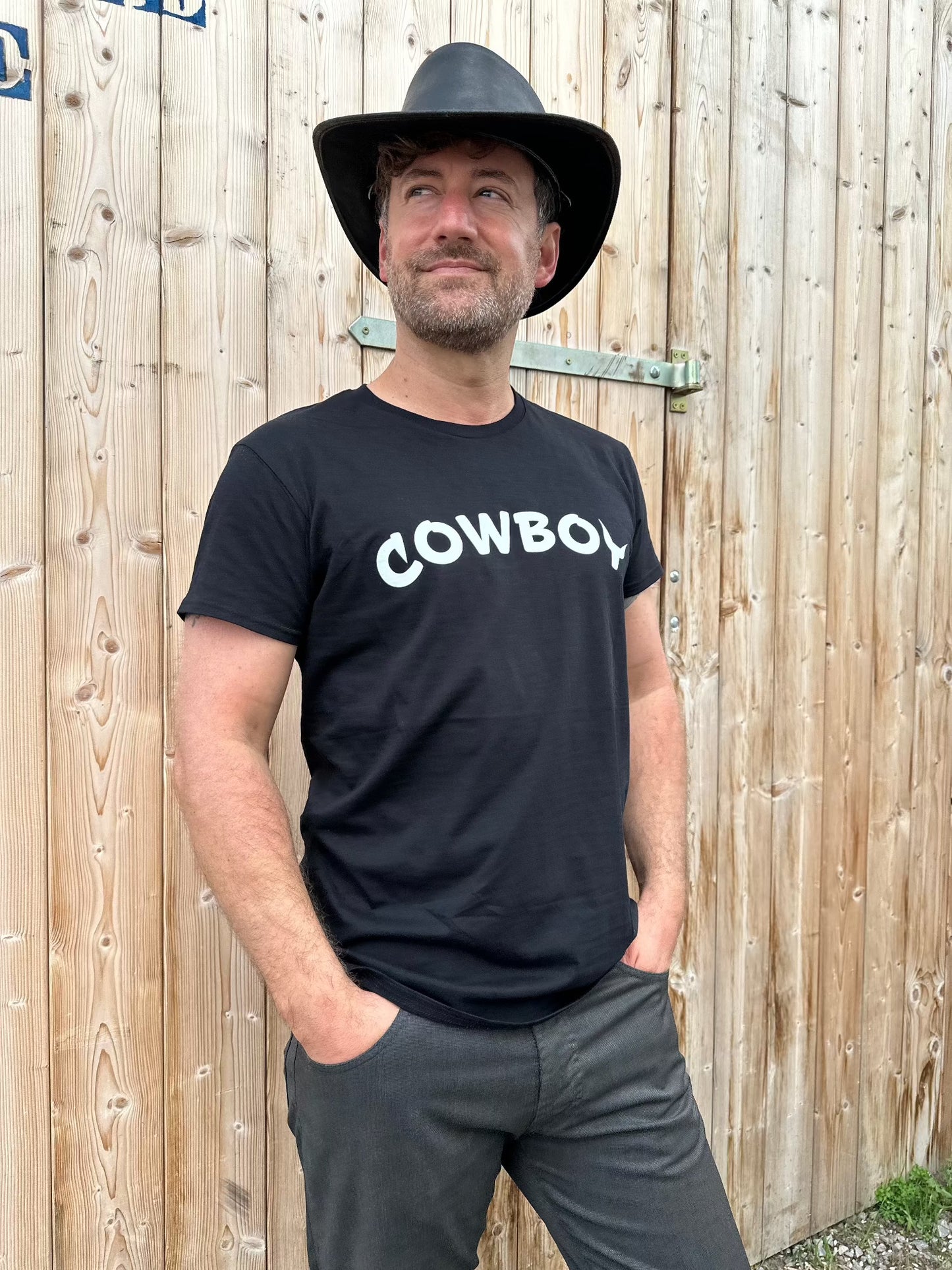 COWBOY 2 - Premium T-Shirt aus Bio-Baumwolle (Frontprint)