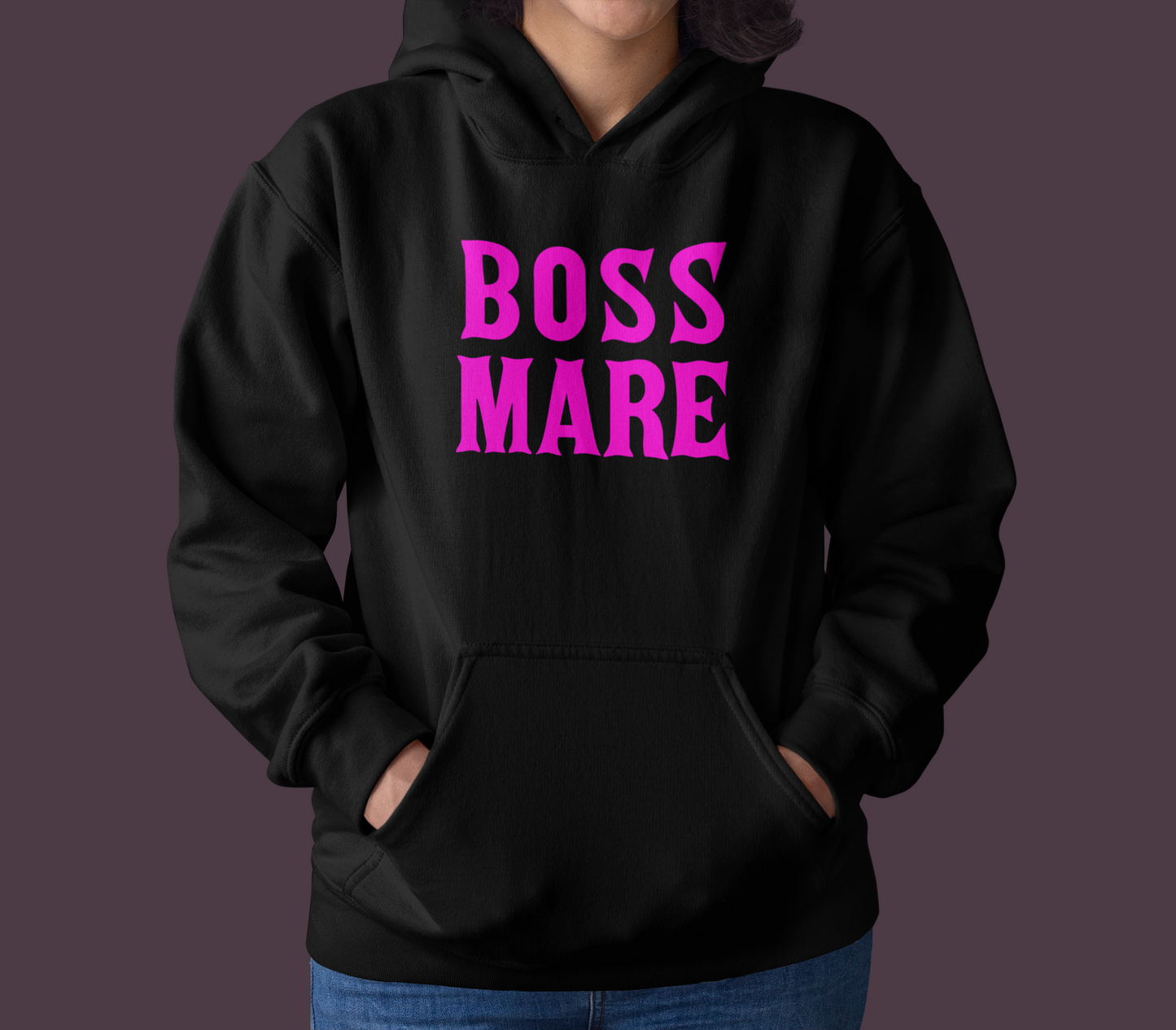 BOSS MARE - Oversized Hoodie (Frontprint)