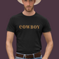 COWBOY - Premium T-Shirt aus Bio-Baumwolle (Frontprint)