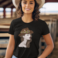 Crowngirl - Damen T-Shirt aus Bio-Baumwolle (Frontprint)