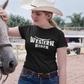 Western Rider - Damen T-Shirt aus Bio-Baumwolle (Frontprint)