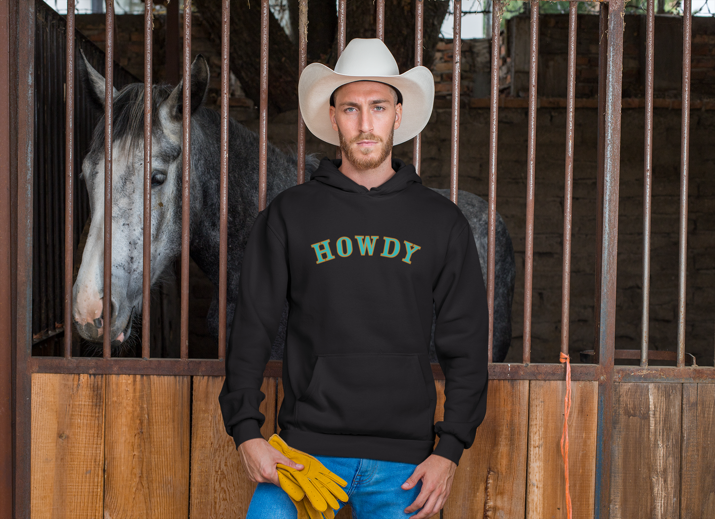 HOWDY - Oversized Hoodie (Frontprint)