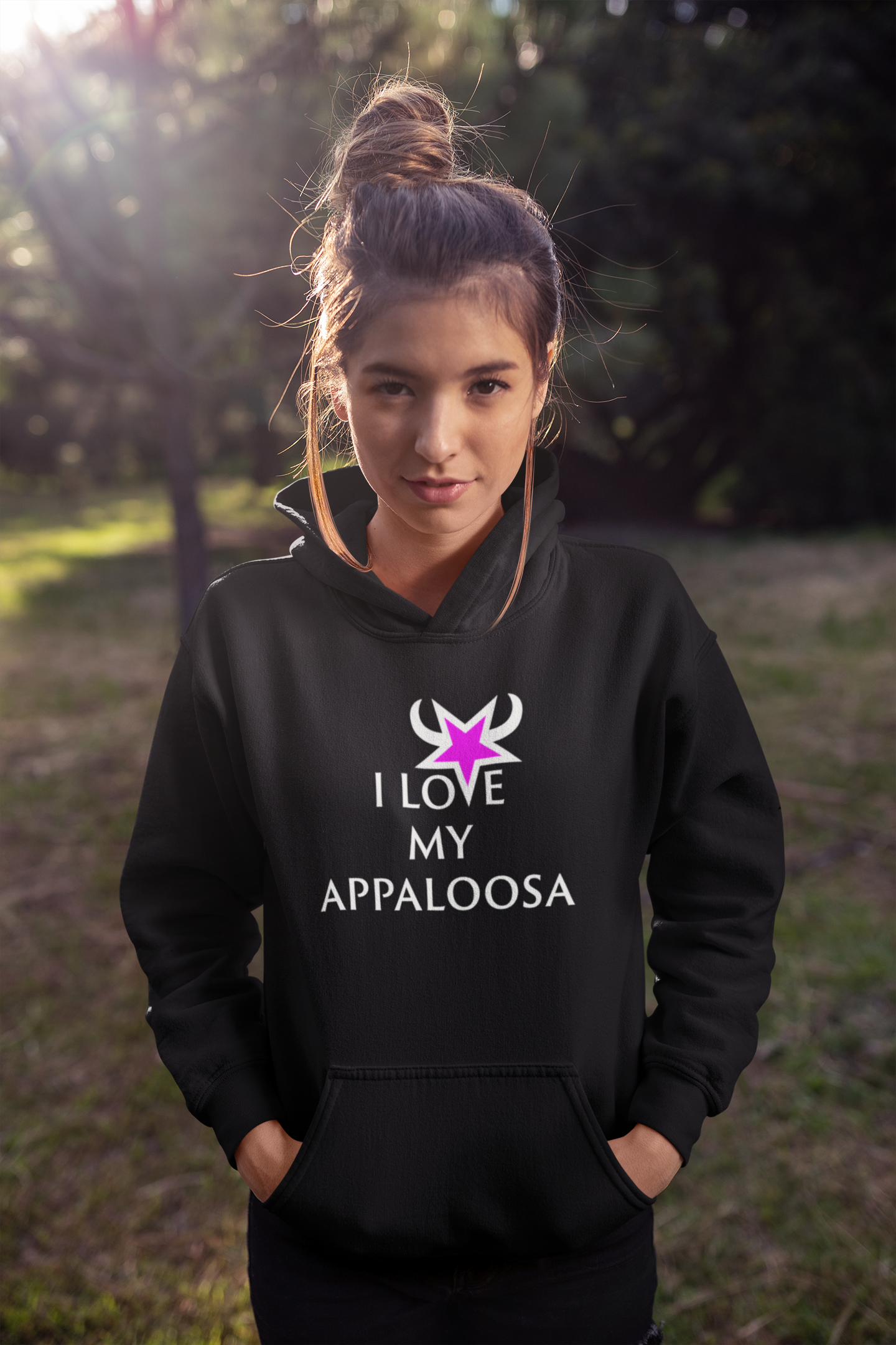 I Love My Appaloosa - Oversized Hoodie (Frontprint)