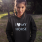 I <3 My Horse - Oversized Hoodie (Frontprint)