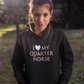 I <3 My Quarter Horse - Oversized Hoodie (Frontprint)
