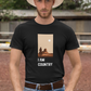 I AM COUNTRY - Premium T-Shirt aus Bio-Baumwolle (Frontprint)