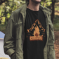 Life Is Better At A Campfire - Premium T-Shirt aus Bio-Baumwolle (Frontprint)