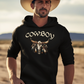 COWBOY (Skull) - Oversized Hoodie (Frontprint)