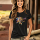 Headdress Wild Soul - Damen T-Shirt aus Bio-Baumwolle (Frontprint)