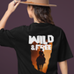 Wild & Free - Premium T-Shirt aus Bio-Baumwolle (Backprint)