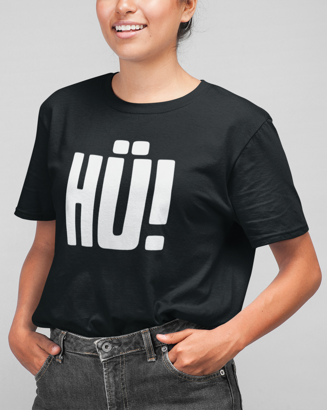 HÜ! - Premium T-Shirt (Frontprint)