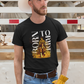 Born to Ride (Reining) - Premium T-Shirt aus Bio-Baumwolle (Frontprint)