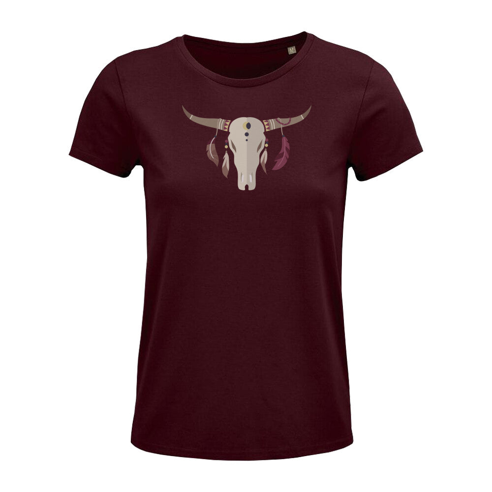 T-shirt Donna Neverless Teschio E Fiori – Bianca, Slim Fit, Manica Corta – Nuova - Foto 5